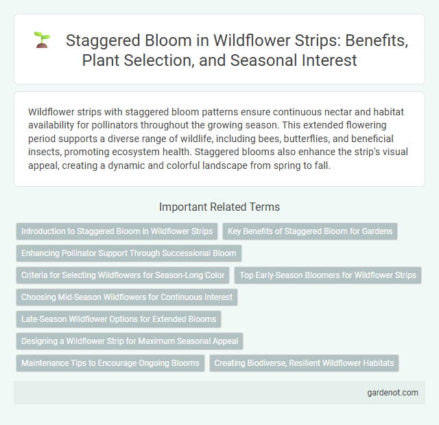 Staggered Bloom in Wildflower Strips: Benefits, Plant Selection, and Seasonal Interest