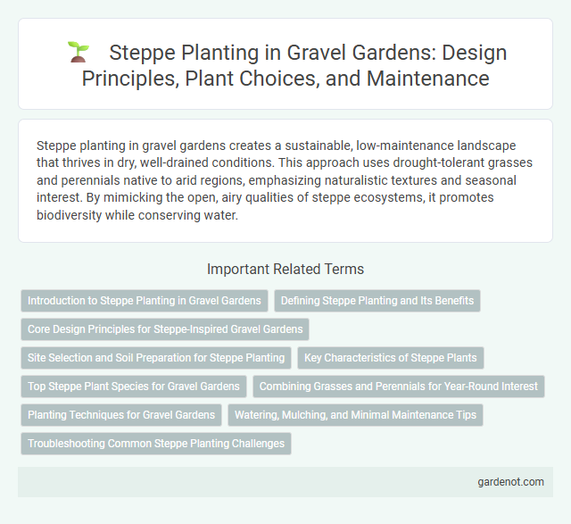 Steppe Planting in Gravel Gardens: Design Principles, Plant Choices, and Maintenance