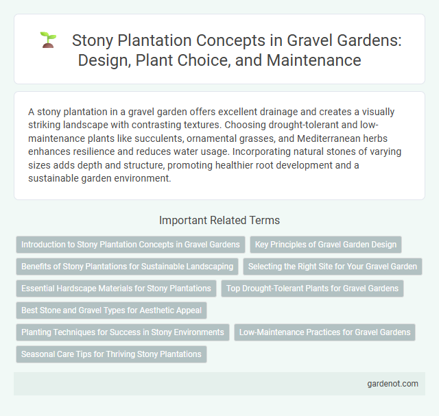 Stony Plantation Concepts in Gravel Gardens: Design, Plant Choice, and Maintenance