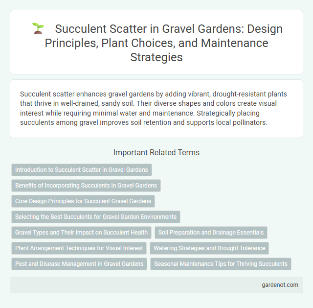 Succulent Scatter in Gravel Gardens: Design Principles, Plant Choices, and Maintenance Strategies