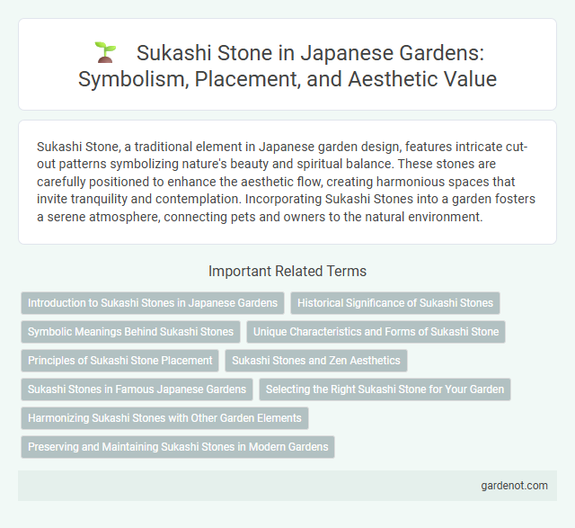 Sukashi Stone in Japanese Gardens: Symbolism, Placement, and Aesthetic Value