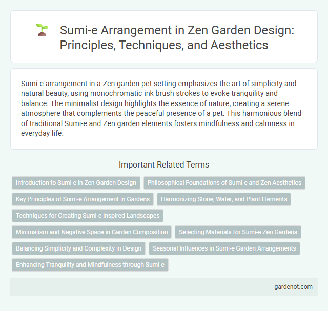 Sumi-e Arrangement in Zen Garden Design: Principles, Techniques, and Aesthetics