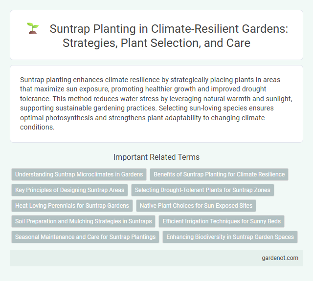 Suntrap Planting in Climate-Resilient Gardens: Strategies, Plant Selection, and Care