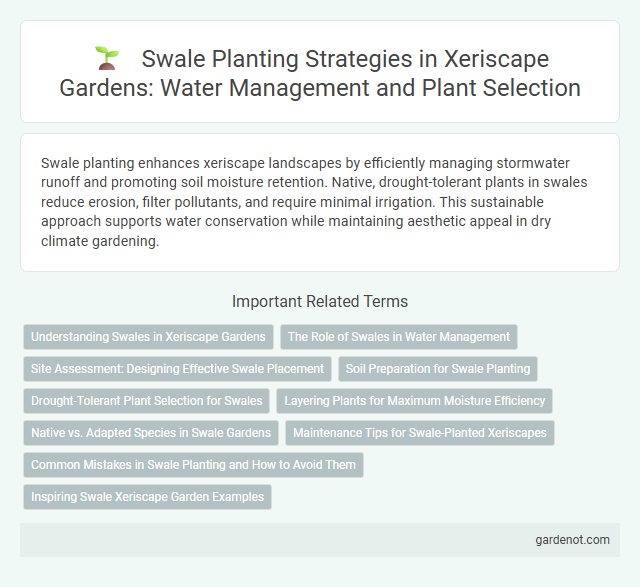 Swale Planting Strategies in Xeriscape Gardens: Water Management and Plant Selection