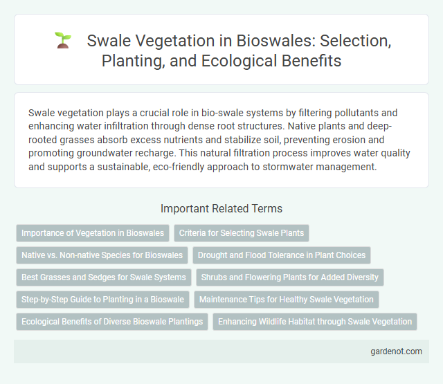 Swale Vegetation in Bioswales: Selection, Planting, and Ecological Benefits