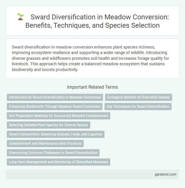Sward Diversification in Meadow Conversion: Benefits, Techniques, and Species Selection
