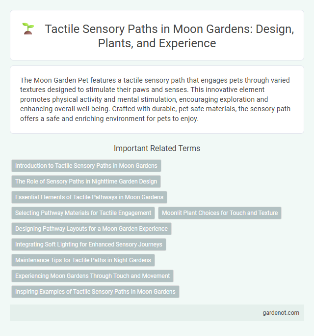 Tactile Sensory Paths in Moon Gardens: Design, Plants, and Experience