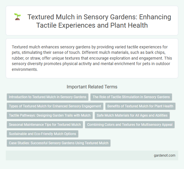 Textured Mulch in Sensory Gardens: Enhancing Tactile Experiences and Plant Health