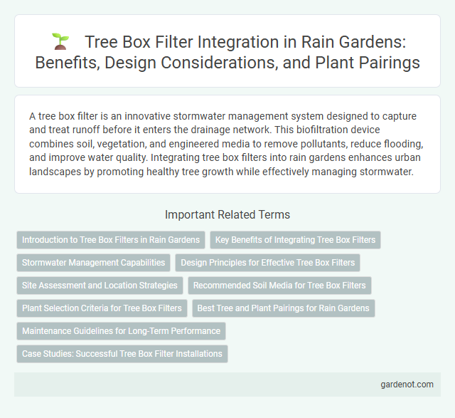 Tree Box Filter Integration in Rain Gardens: Benefits, Design Considerations, and Plant Pairings