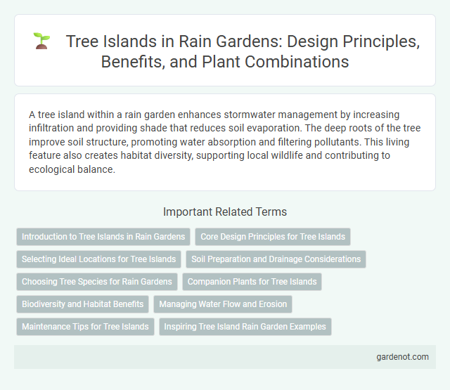 Tree Islands in Rain Gardens: Design Principles, Benefits, and Plant Combinations