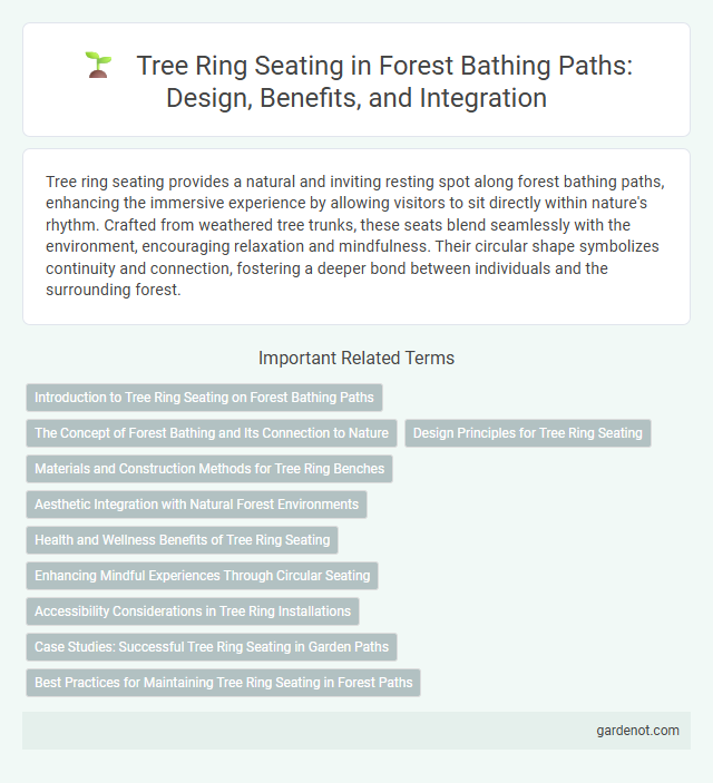 Tree Ring Seating in Forest Bathing Paths: Design, Benefits, and Integration