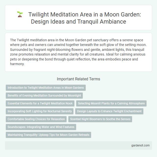 Twilight Meditation Area in a Moon Garden: Design Ideas and Tranquil Ambiance