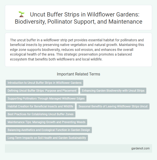 Uncut Buffer Strips in Wildflower Gardens: Biodiversity, Pollinator Support, and Maintenance