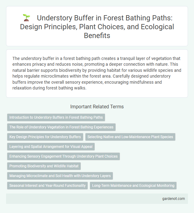 Understory Buffer in Forest Bathing Paths: Design Principles, Plant Choices, and Ecological Benefits