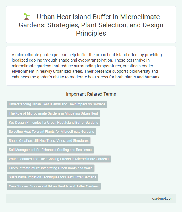 Urban Heat Island Buffer in Microclimate Gardens: Strategies, Plant Selection, and Design Principles