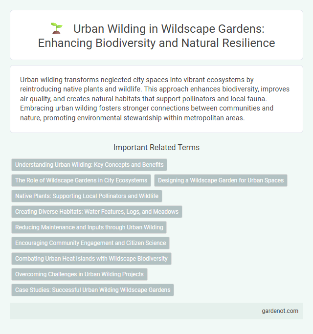 Urban Wilding in Wildscape Gardens: Enhancing Biodiversity and Natural Resilience