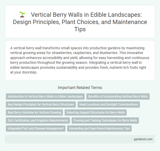 Vertical Berry Walls in Edible Landscapes: Design Principles, Plant Choices, and Maintenance Tips