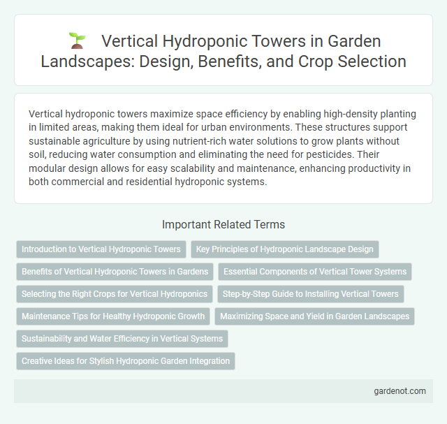 Vertical Hydroponic Towers in Garden Landscapes: Design, Benefits, and Crop Selection