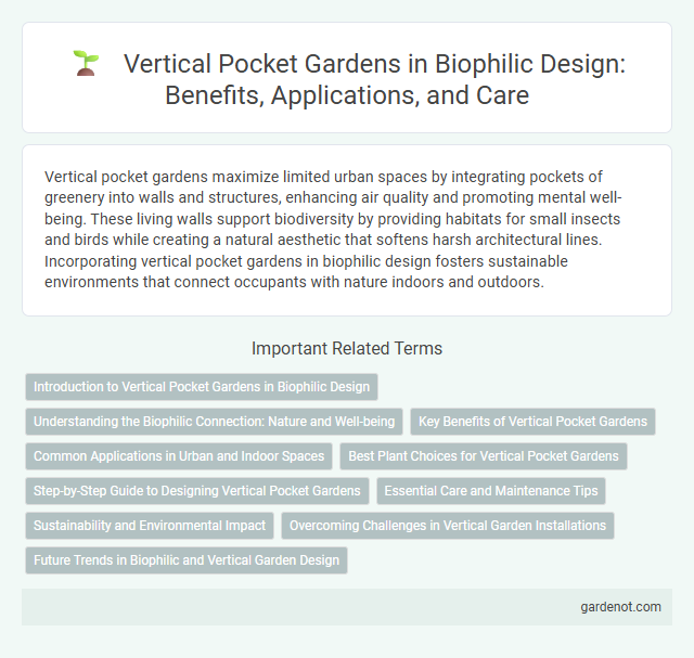 Vertical Pocket Gardens in Biophilic Design: Benefits, Applications, and Care