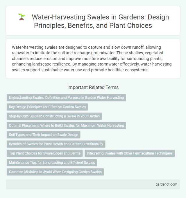 Water-Harvesting Swales in Gardens: Design Principles, Benefits, and Plant Choices