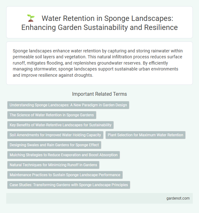 Water Retention in Sponge Landscapes: Enhancing Garden Sustainability and Resilience