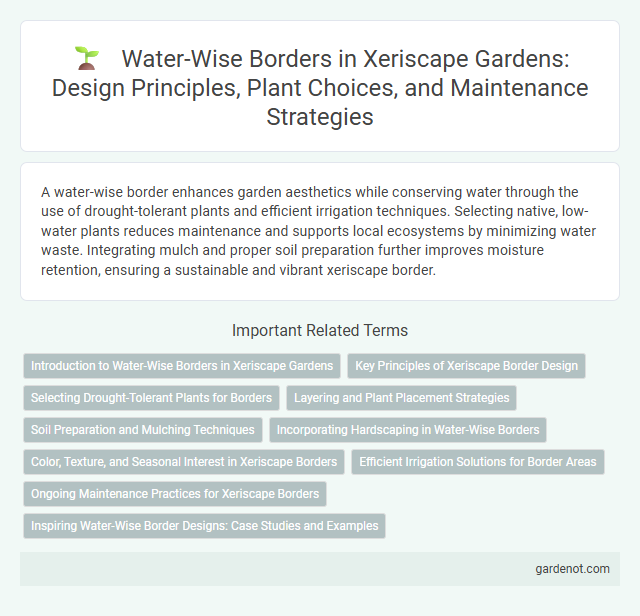Water-Wise Borders in Xeriscape Gardens: Design Principles, Plant Choices, and Maintenance Strategies