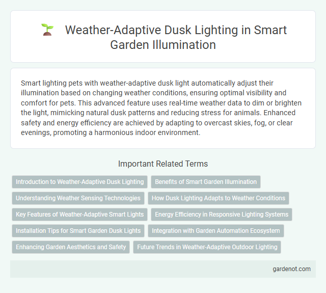 Weather-Adaptive Dusk Lighting in Smart Garden Illumination