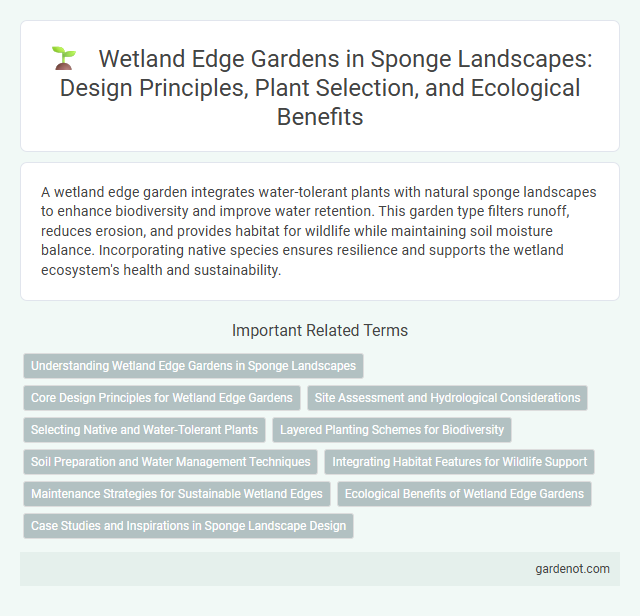 Wetland Edge Gardens in Sponge Landscapes: Design Principles, Plant Selection, and Ecological Benefits