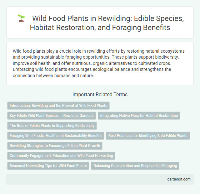 Wild Food Plants in Rewilding: Edible Species, Habitat Restoration, and Foraging Benefits