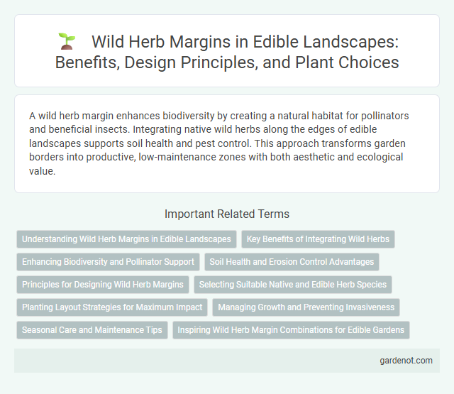 Wild Herb Margins in Edible Landscapes: Benefits, Design Principles, and Plant Choices