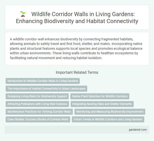 Wildlife Corridor Walls in Living Gardens: Enhancing Biodiversity and Habitat Connectivity