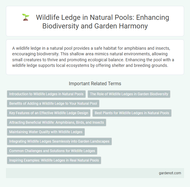 Wildlife Ledge in Natural Pools: Enhancing Biodiversity and Garden Harmony