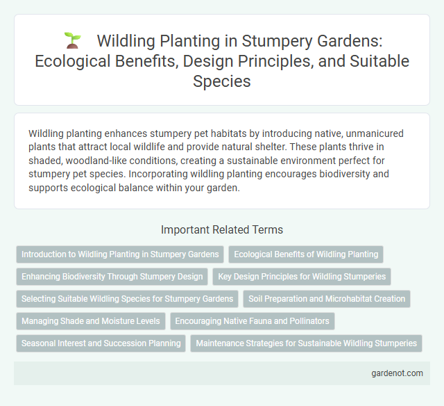 Wildling Planting in Stumpery Gardens: Ecological Benefits, Design Principles, and Suitable Species