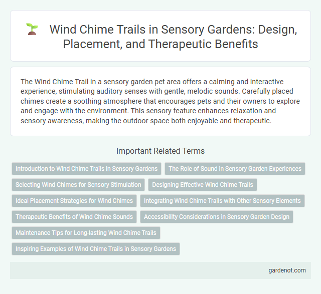 Wind Chime Trails in Sensory Gardens: Design, Placement, and Therapeutic Benefits