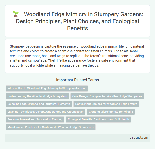 Woodland Edge Mimicry in Stumpery Gardens: Design Principles, Plant Choices, and Ecological Benefits