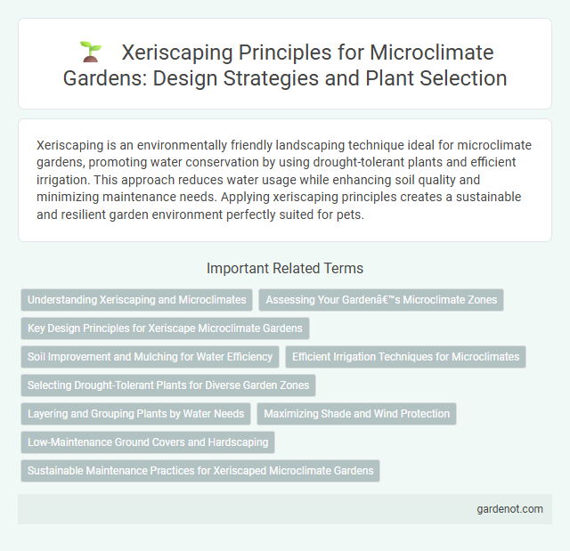 Xeriscaping Principles for Microclimate Gardens: Design Strategies and Plant Selection