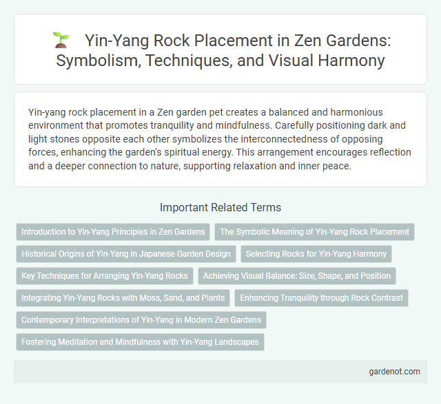 Yin-Yang Rock Placement in Zen Gardens: Symbolism, Techniques, and Visual Harmony