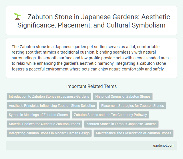 Zabuton Stone in Japanese Gardens: Aesthetic Significance, Placement, and Cultural Symbolism