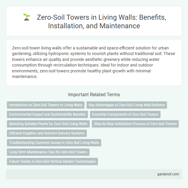 Zero-Soil Towers in Living Walls: Benefits, Installation, and Maintenance