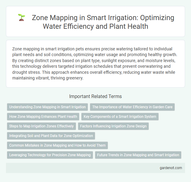 Zone Mapping in Smart Irrigation: Optimizing Water Efficiency and Plant Health