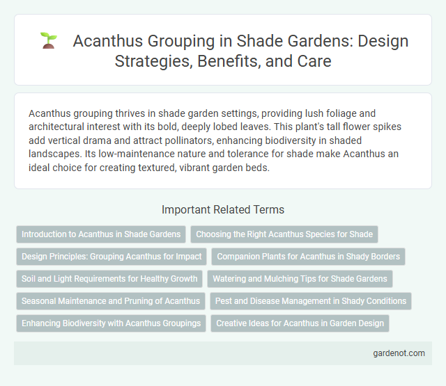 Acanthus Grouping in Shade Gardens: Design Strategies, Benefits, and Care