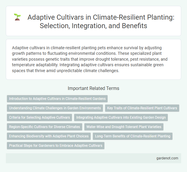 Adaptive Cultivars in Climate-Resilient Planting: Selection, Integration, and Benefits