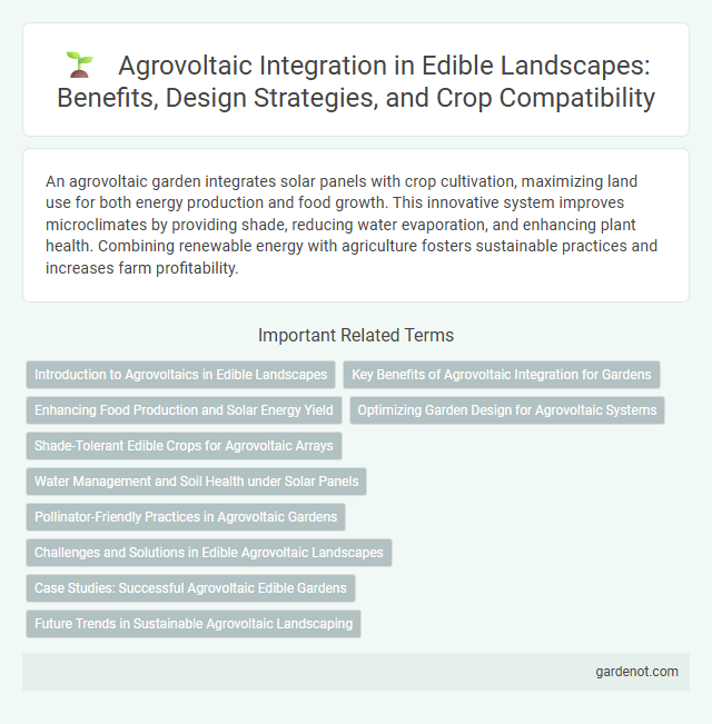 Agrovoltaic Integration in Edible Landscapes: Benefits, Design Strategies, and Crop Compatibility