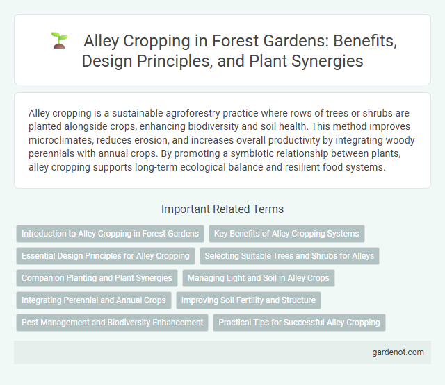 Alley Cropping in Forest Gardens: Benefits, Design Principles, and Plant Synergies