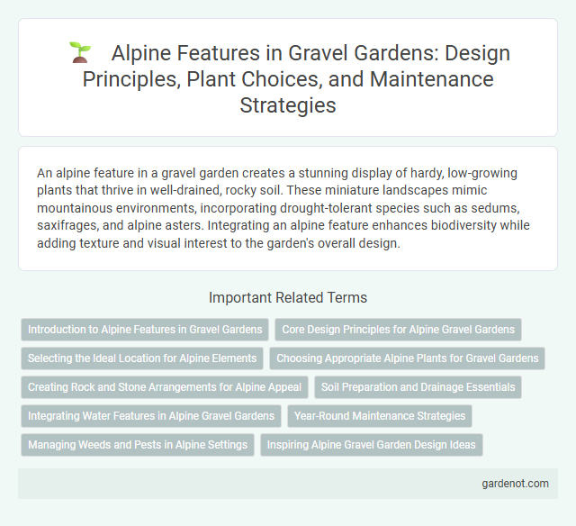 Alpine Features in Gravel Gardens: Design Principles, Plant Choices, and Maintenance Strategies