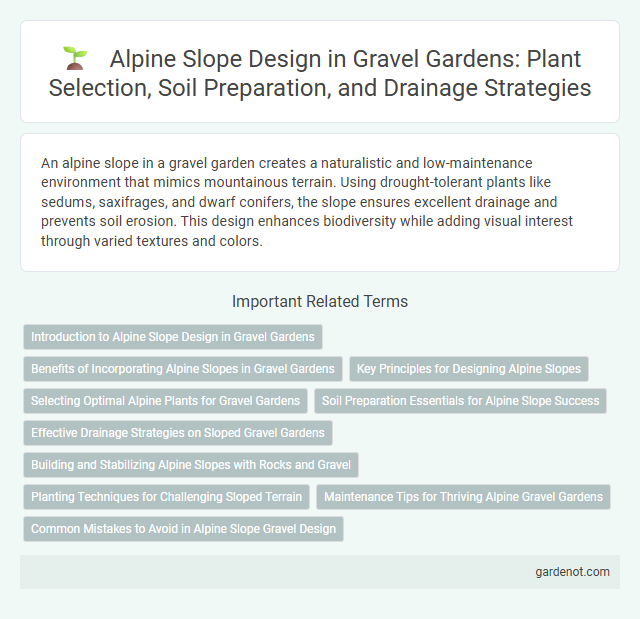 Alpine Slope Design in Gravel Gardens: Plant Selection, Soil Preparation, and Drainage Strategies