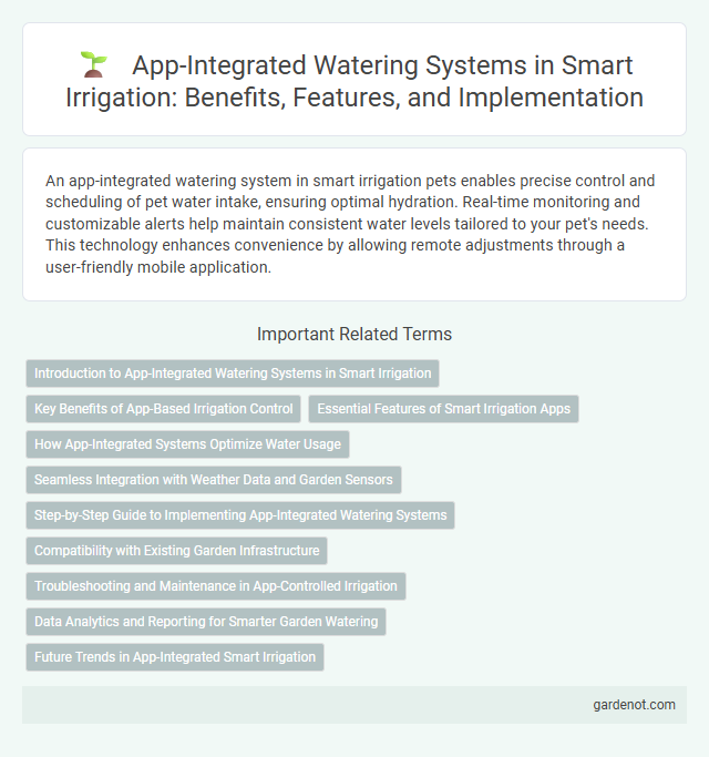 App-Integrated Watering Systems in Smart Irrigation: Benefits, Features, and Implementation