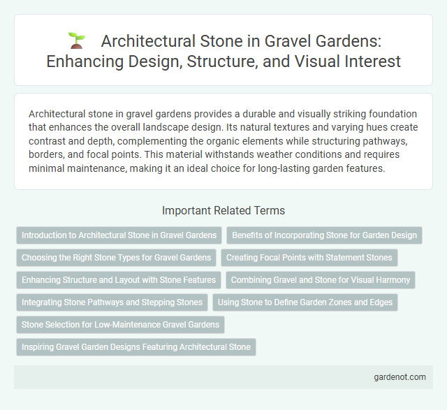 Architectural Stone in Gravel Gardens: Enhancing Design, Structure, and Visual Interest