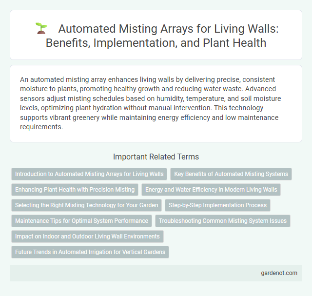Automated Misting Arrays for Living Walls: Benefits, Implementation, and Plant Health