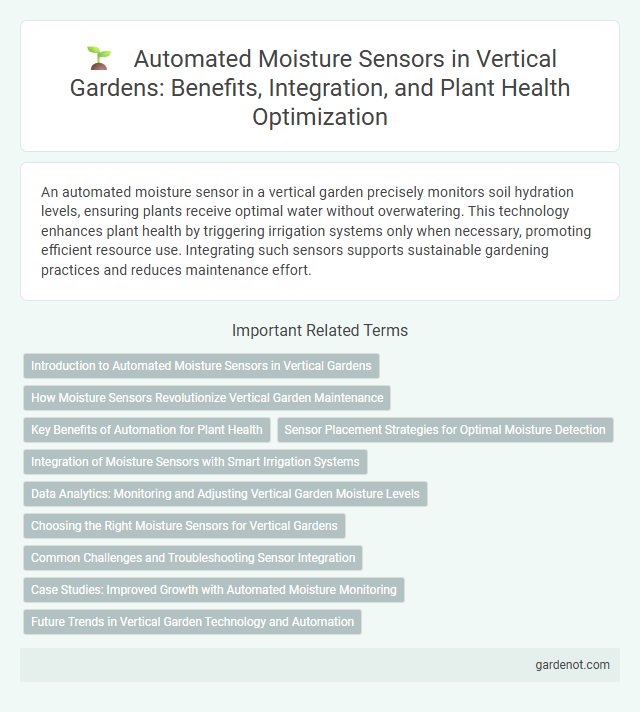 Automated Moisture Sensors in Vertical Gardens: Benefits, Integration, and Plant Health Optimization